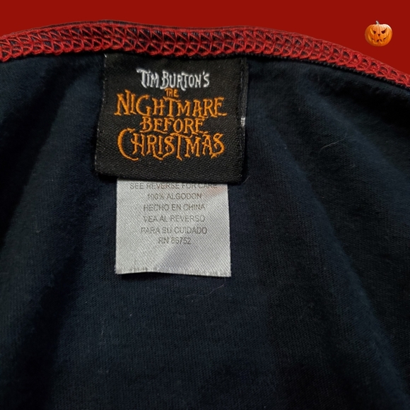 Vintage Hot Topic Nightmare Before Christmas Sleep Set Tank and Pants Size Med - Picture 4 of 16